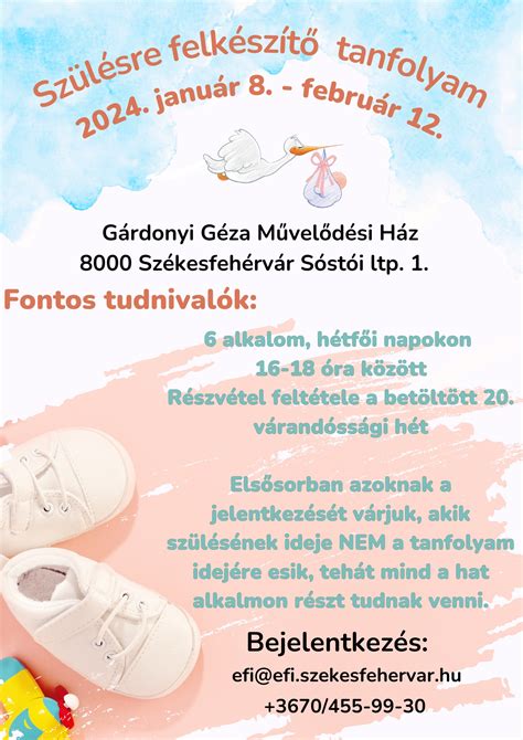 Szülésre felkészítő tanfolyamok és az együttszülés előnyei