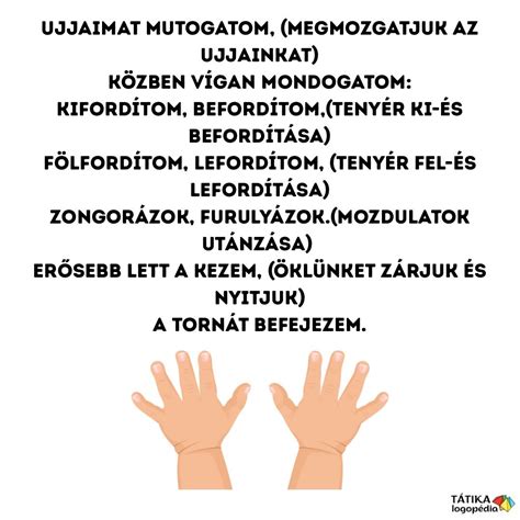 Gyermekek mozgásos angol mondóka közben