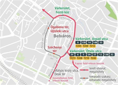 Térkép Nyíregyházáról az intézményekkel