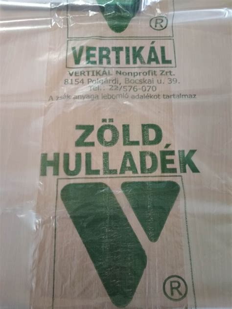 Komposztálható zöldhulladék