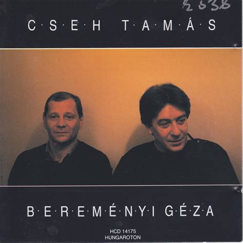 Cseh Tamás és Bereményi Géza közös fotója