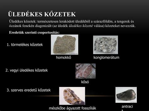 Magyarországi üledékes kőzetek eloszlása