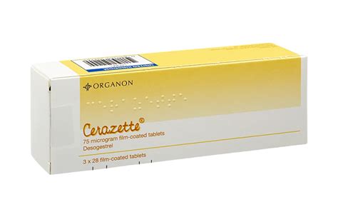 Cerazette tabletta csomagolása