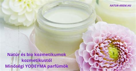 Natúr kozmetikumok és azok összetevői