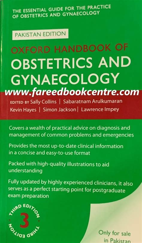 Az Oxford Handbook of Obstetrics and Gynaecology borítója