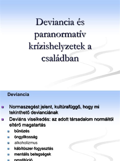 A deviancia és a másság közötti különbségek illusztrációja