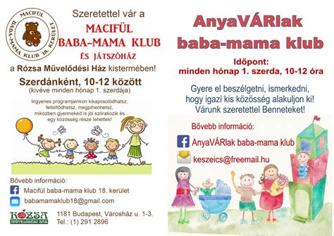 Baba-mama programok Terézvárosban