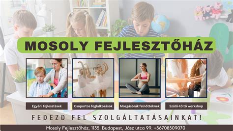 Gyermekfejlesztő foglalkozás infografika