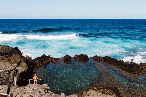 Tenerife, Charco los Chochos, természetes medencék