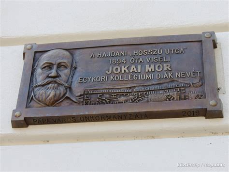 Jókai Mór emléktábla