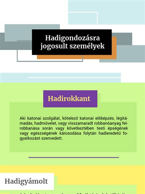 A CSED-re jogosult személyek listája