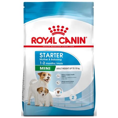 Royal Canin Starter Mini táp csomagolása