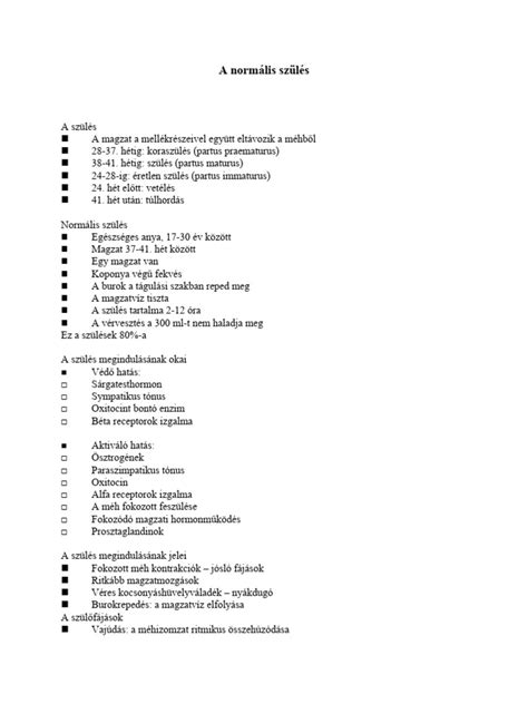 A szülés tágulási szakaszának diagramja