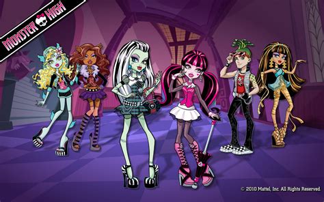 A Monster High karakterek csoportképe