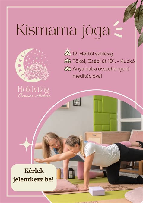 Kismama jóga oktató magyarázatot ad