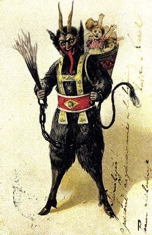 Mikulás és Krampusz együtt